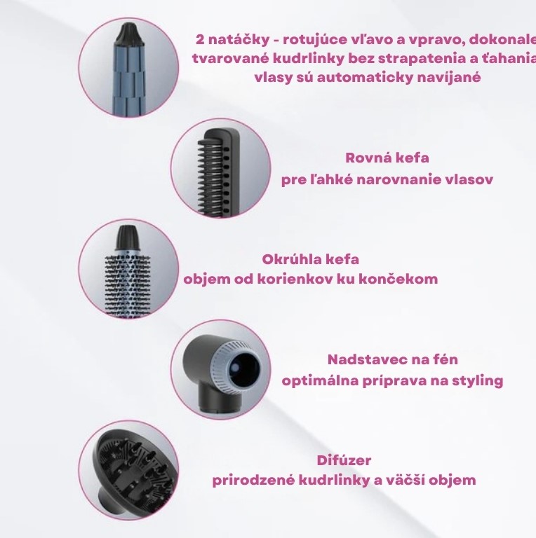 VITALmaxx Multifunkčná teplovzdušná kefa na vlasy Air Styler Plus 12750 (3)